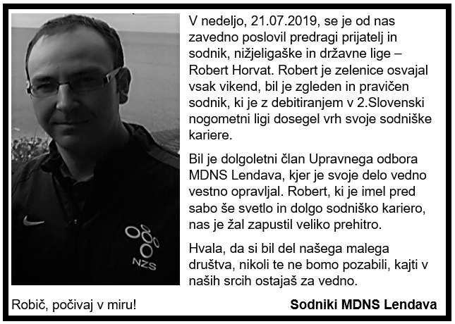 ŽALOSTNA NOVICA